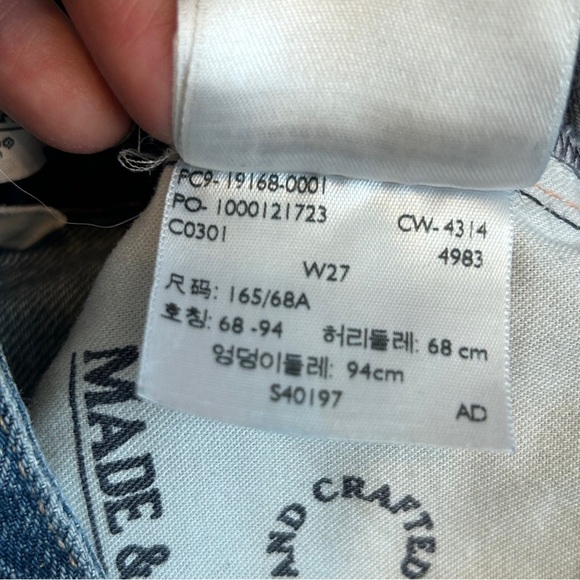 Levi's Made & Crafted Distressed Beau Shorts - Picture 6 of 8